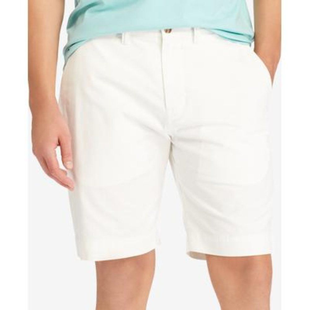 Polo Ralph Lauren Men's Stretch Classic-Fit 9 Shorts - White Size 35